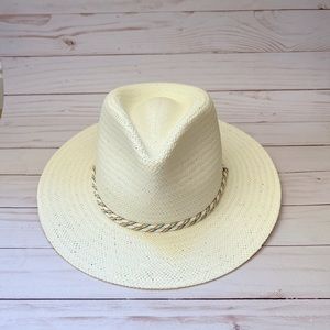 Rag & Bone straw fedora hat